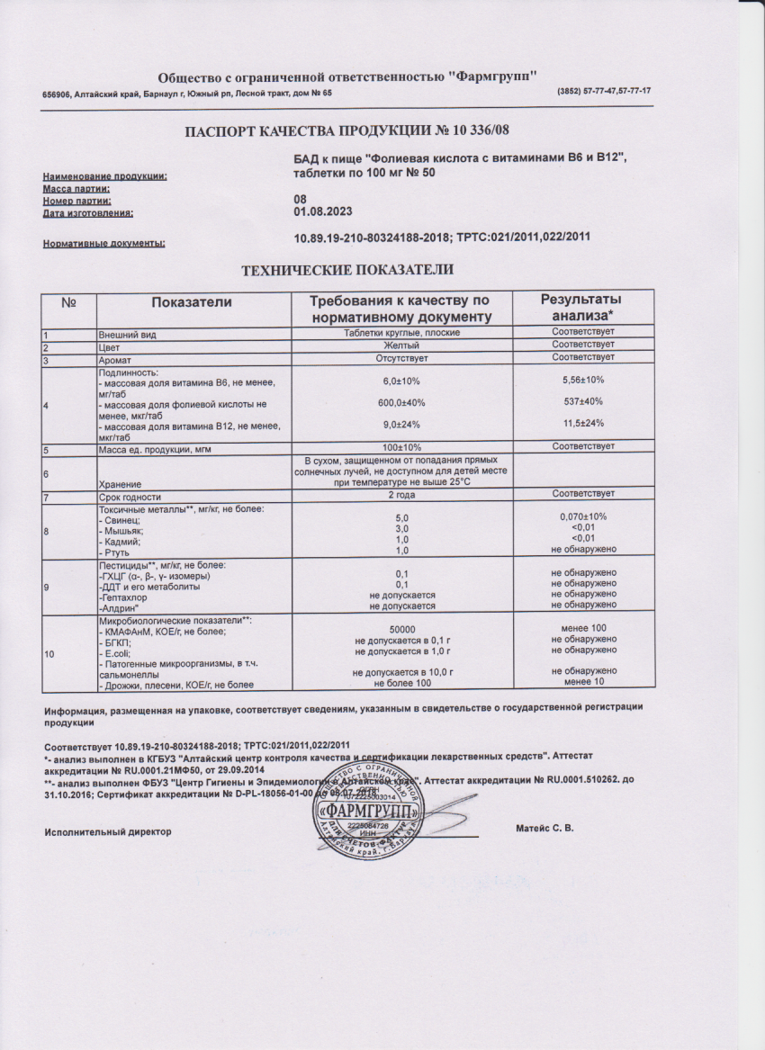 Паспорт №082023
